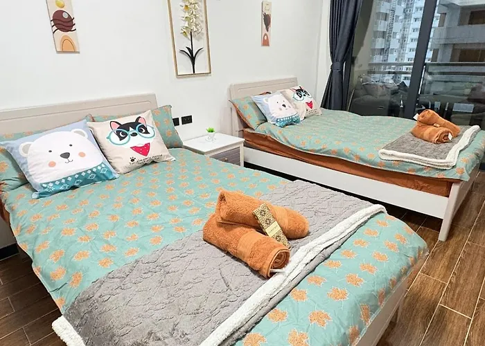 Sybay Twin Double Bed Beside Okada Near T3 Moa Naia Ayala Msv1517h Apartamento